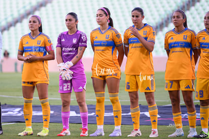 Itzel González, María Sánchez, Greta Espinoza, Cristina Ferr | Santos vs Tigres femenil