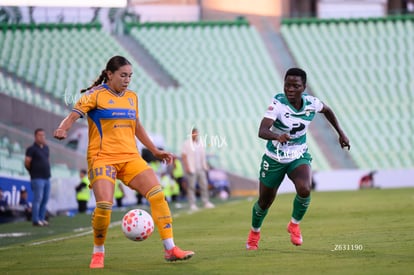Anika Rodríguez, Sandra Nabweteme | Santos vs Tigres femenil