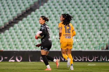 Areli Reyes, Diana Ordoñez | Santos vs Tigres femenil