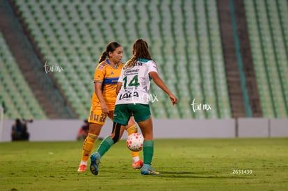 Kimberli Gómez, Anika Rodríguez | Santos vs Tigres femenil