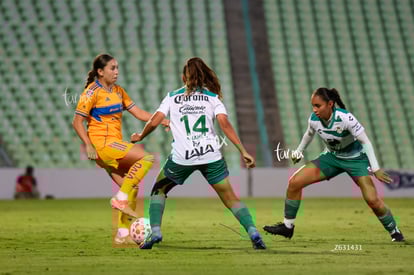 Kimberli Gómez, Anika Rodríguez | Santos vs Tigres femenil