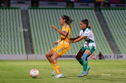 Kimberli Gómez, María Sánchez | Santos vs Tigres femenil