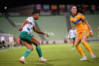 Vivian Ikechukwu, Diana Ordoñez | Santos vs Tigres femenil