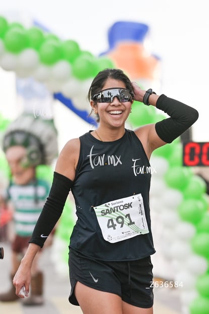 Lucero Alvarado, halcones | SantosK 10K y 5K 2025