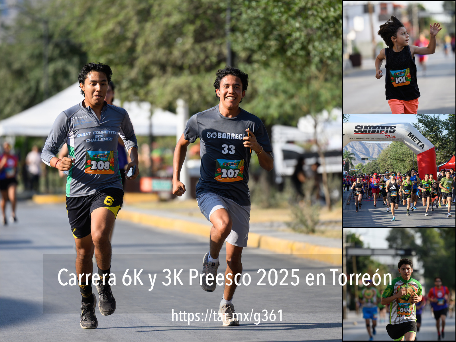 Carrera 6K y 3K Preesco 2025 en Torreón