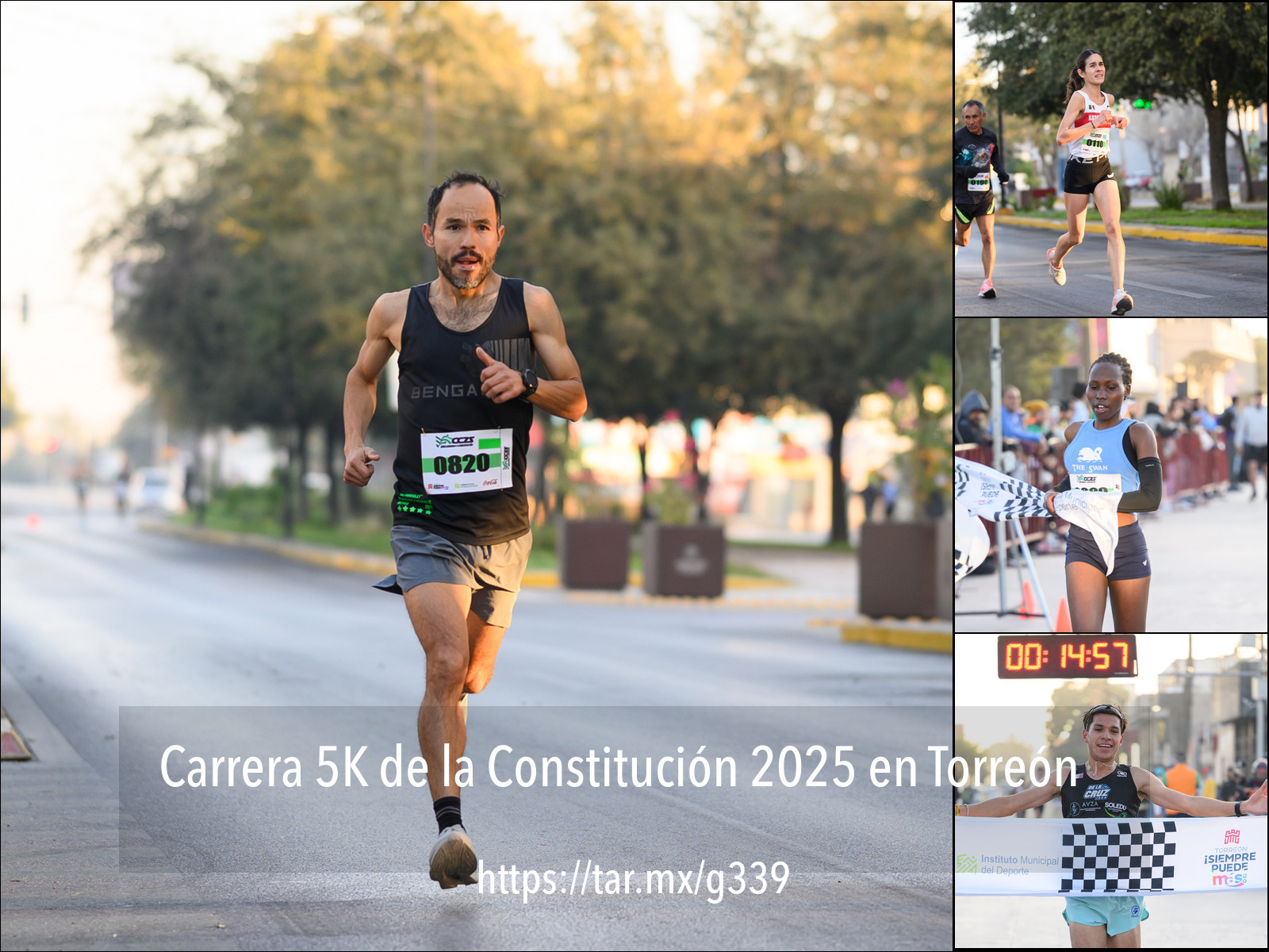 Atletismo: Carrera 5K de la Constitución 2025 en Torreón