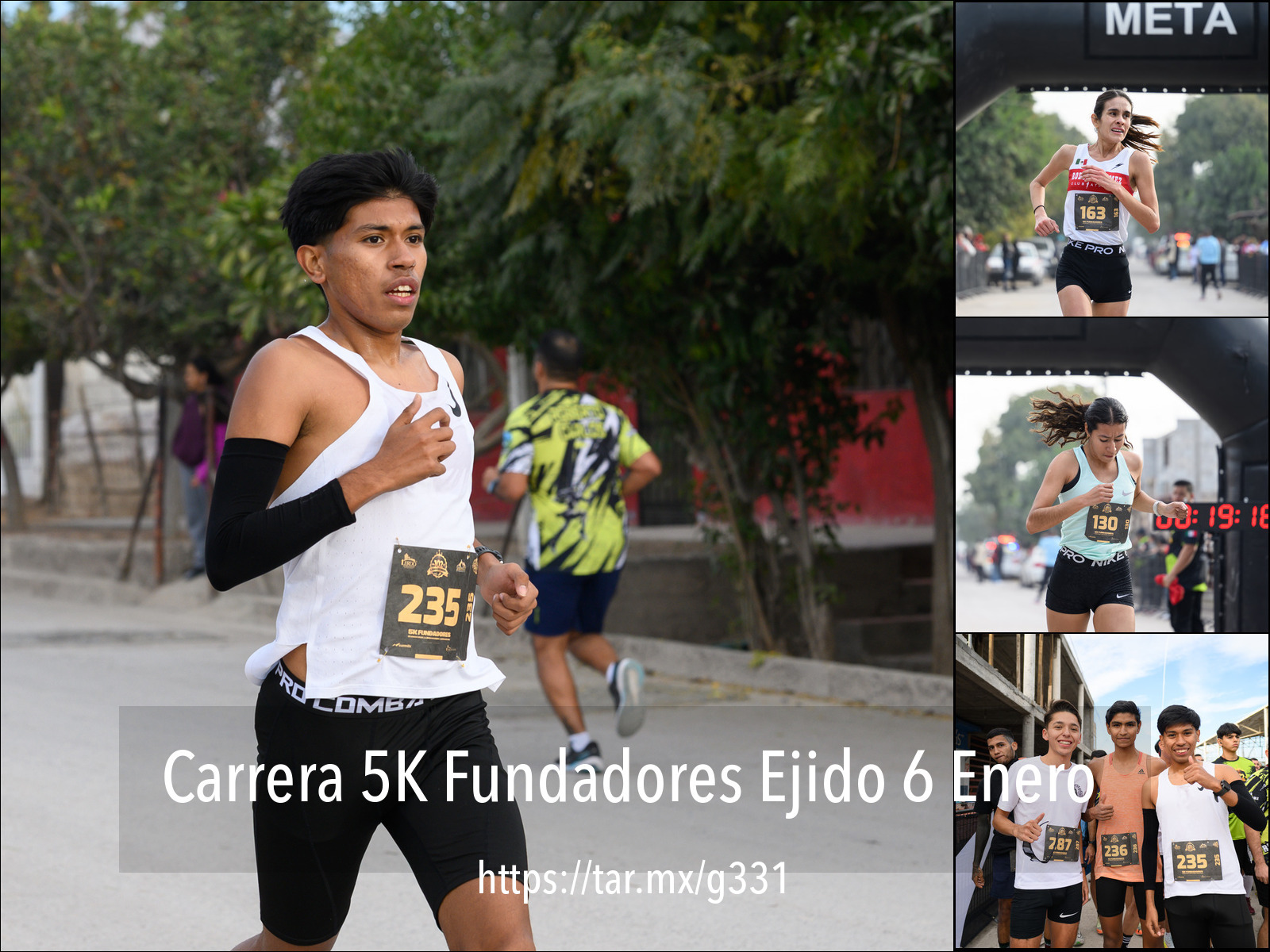 Atletismo: Carrera 5K Fundadores Ejido 6 Enero