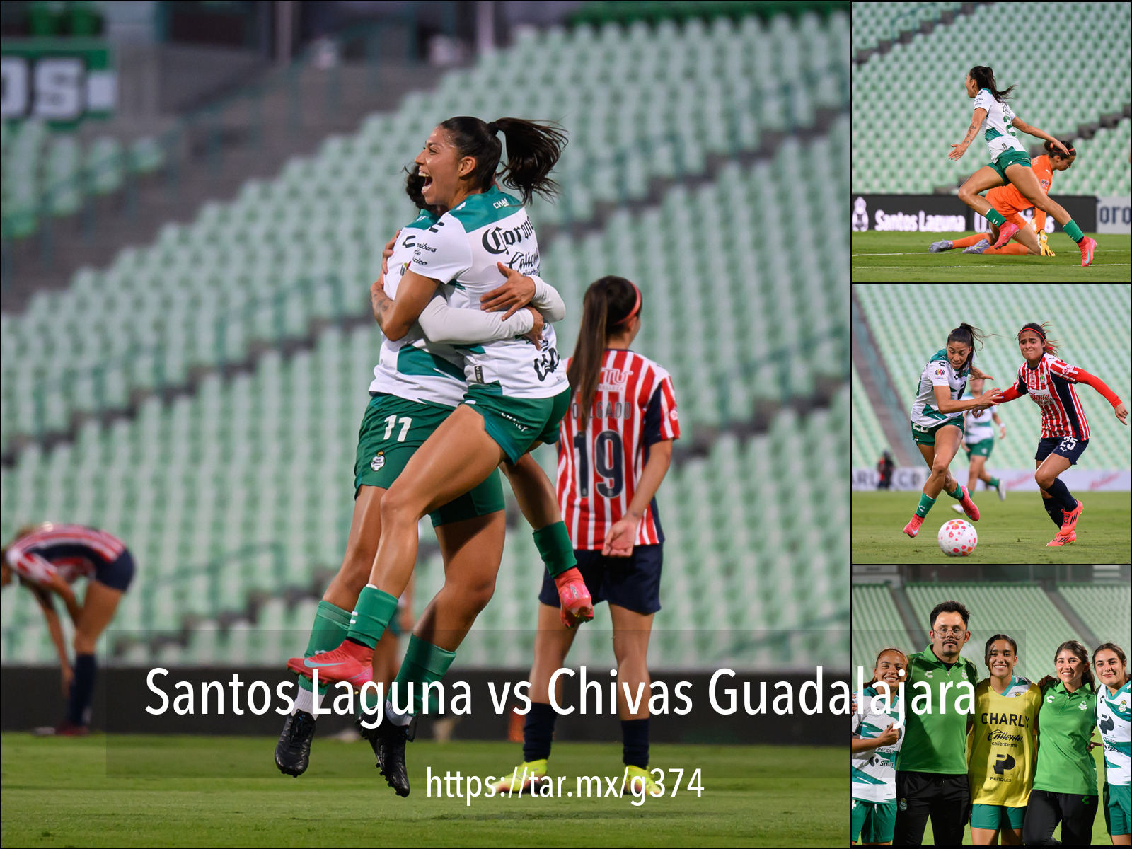 Santos Laguna vs Chivas Guadalajara femenil