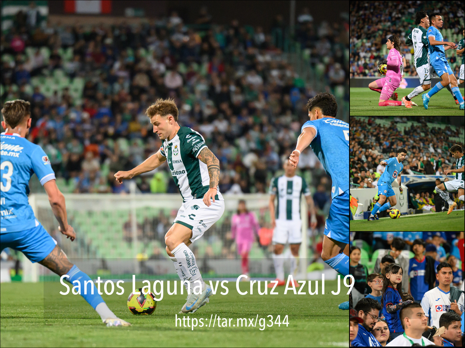 Fútbol: Santos Laguna vs Cruz Azul J9